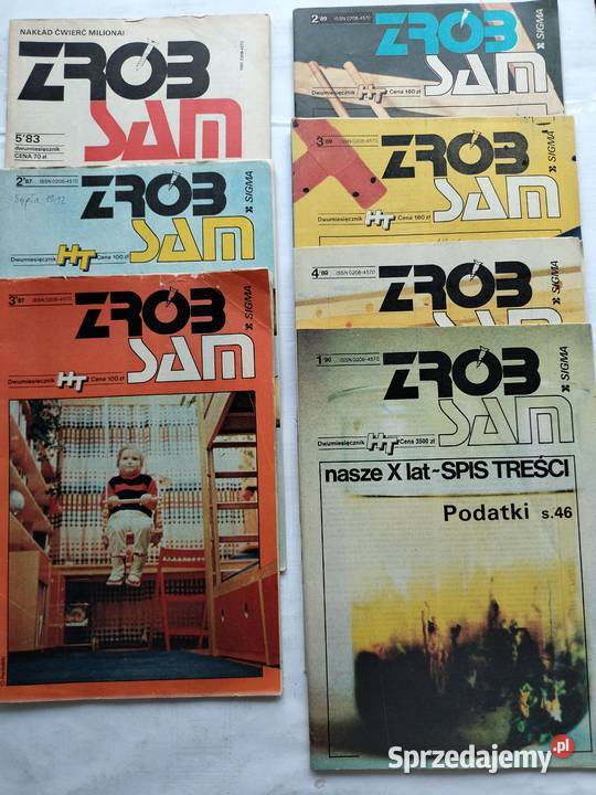 Zrób sam - czasopisma 1983 - 1990r