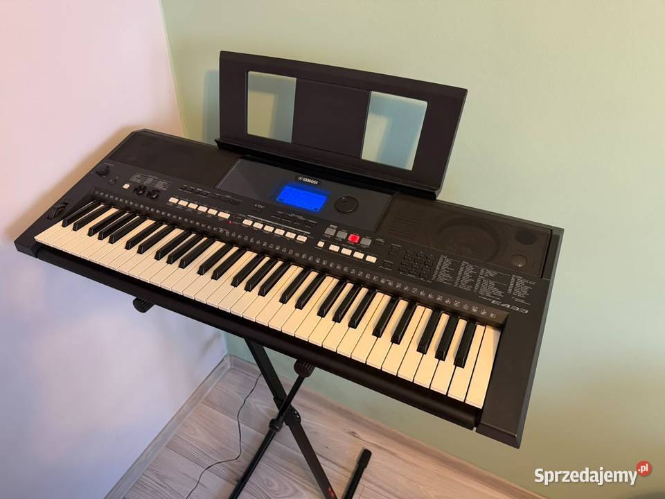 Keyboard Yamaha PSRE433 statyw Sosnowiec