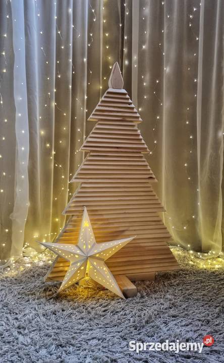 Choinka drewniana ekologiczna naturalne drzewko śląskie Kalety