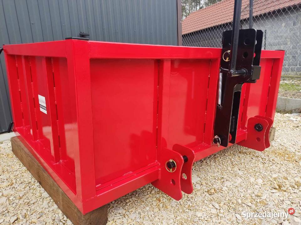 Skrzynia transportowa na tylni tuz załadunkowa