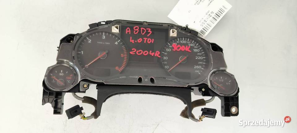 LICZNIK ZEGAR AUDI A8 D3 4E0920900K Lipno