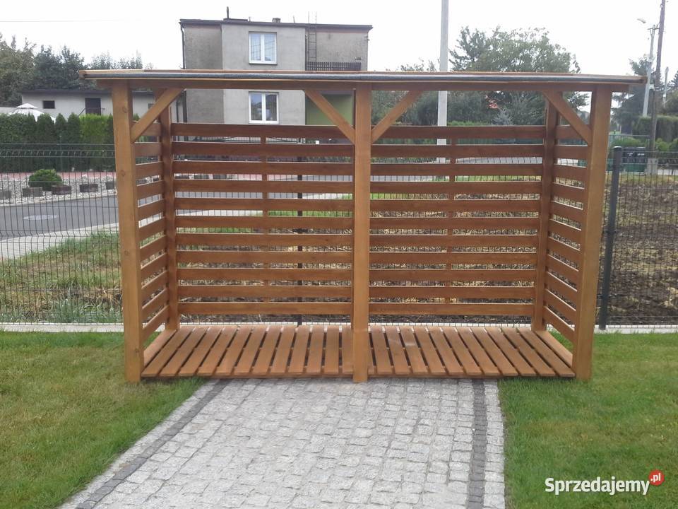 Drewutnia poszerzana 314 x 11m z dachem prostym Kalety sprzedam