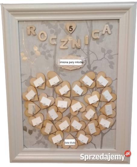 Tablica wyzwań tablica życzeń Rocznica ślubu Piaseczno