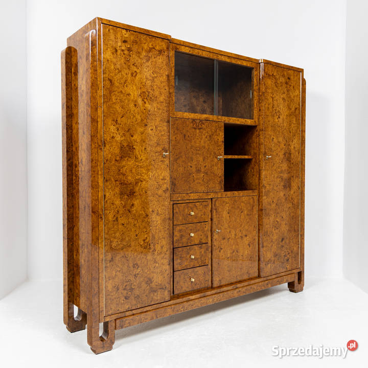 Gabinet Art Deco Biurko Biblioteka Designe Wiąz wielkopolskie