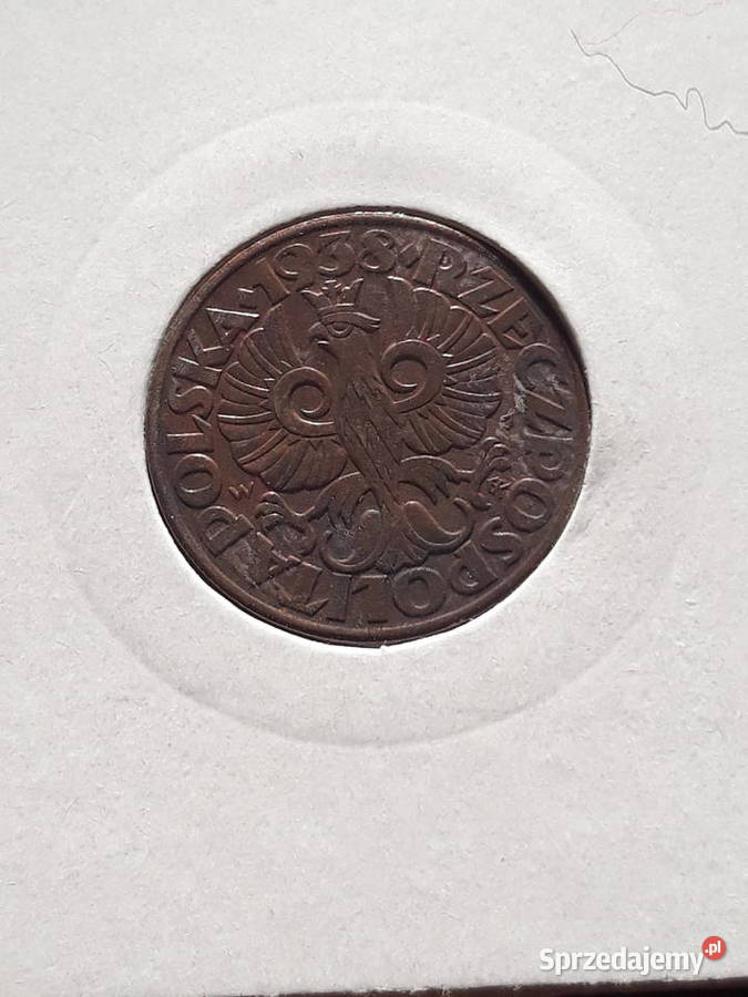 5 Groszy 1938 r II RP 3 Mennicze Numizmatyka