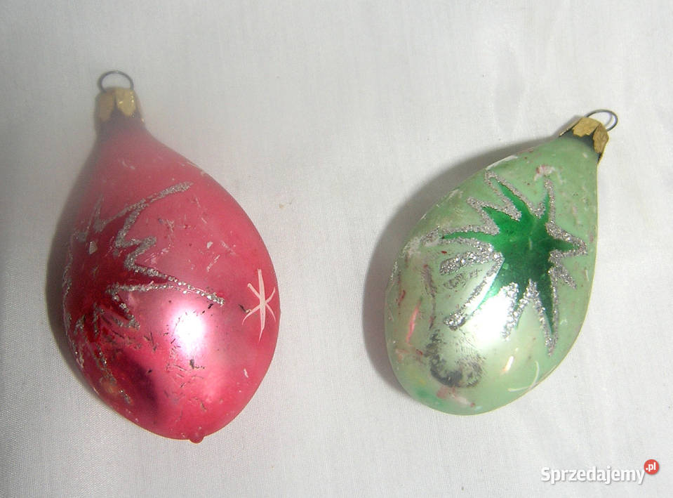 bombki łezki vintageDd Bartków