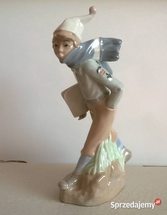 Figurka Porcelanowa Chłopiec Porcelana