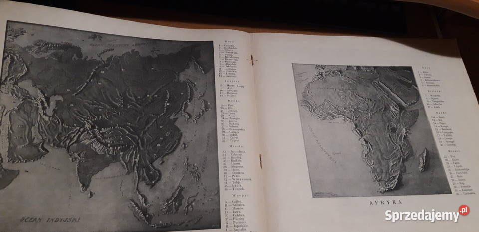 ATLAS DO GEOGRAFJI POLSKI I POWSZECHNEJ WYDARCTA Iwno
