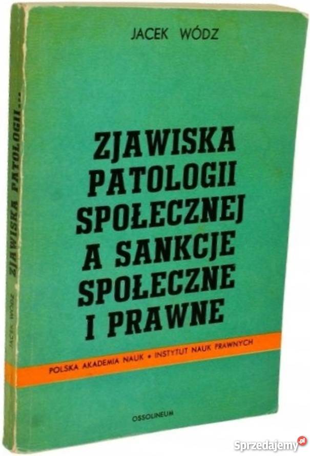 ZJAWISKA PATOLOGII SPOŁECZNEJ A SANKCJE Książki naukowe i popularnonaukowe podkarpackie Rzeszów