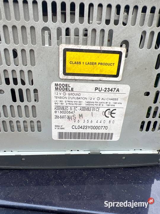 Radio Citroen c5 I Pu2347a osobowe Pozostałe Radzyń Podlaski