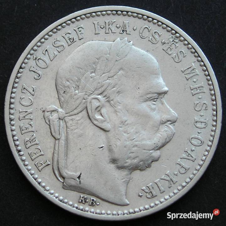 AUSTRIA 1 KORONA 1895 FRANCISZEK JÓZEF SREBRO