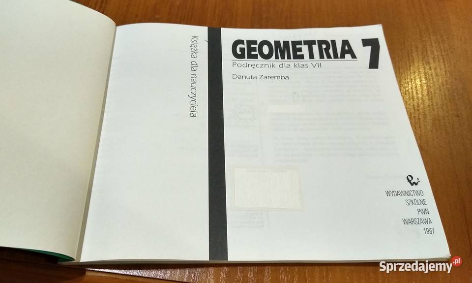Geometria 7 podręcznik klas VII książka Gdańsk