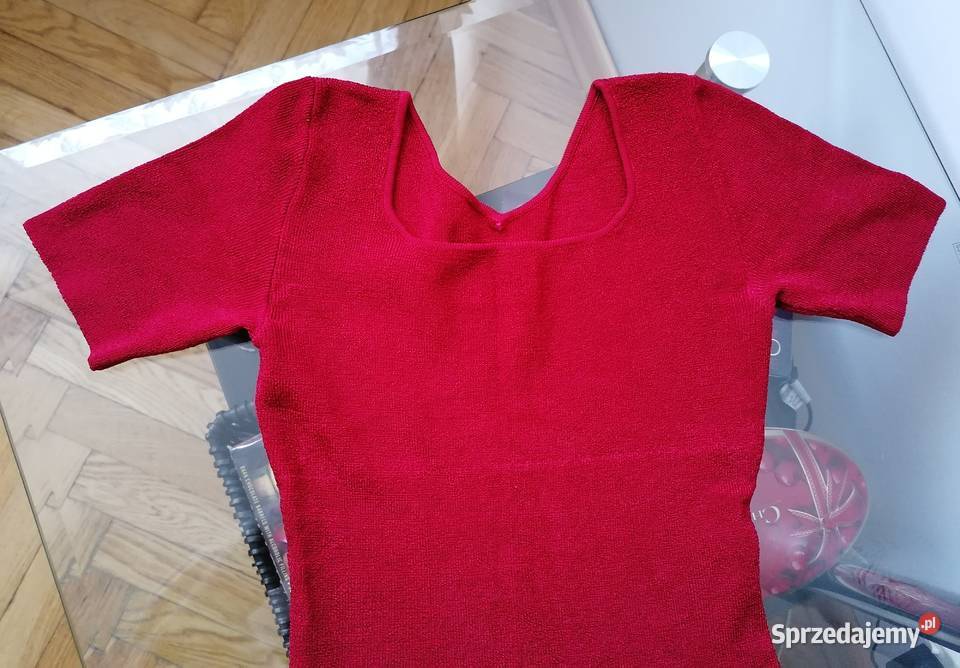 DAMSKA CZERWONA BLUZKA RUNIWERSALNY Łódź