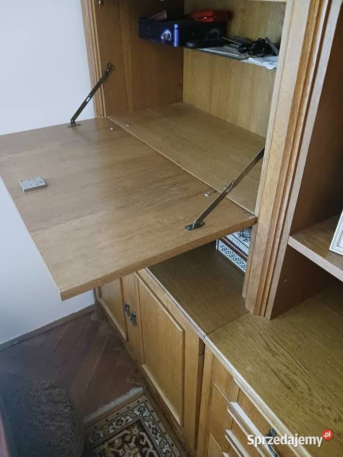 Bibliotekaregał kolor jasny dąb szafka 40cm Meble do salonu Warszawa sprzedam