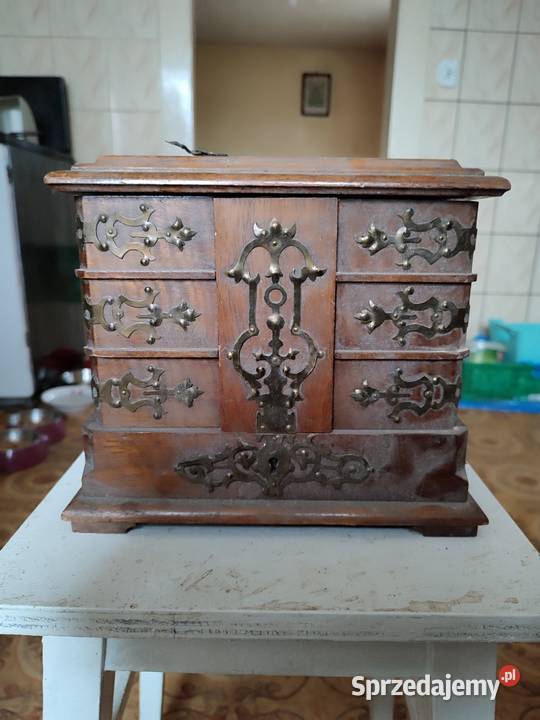 Szkatułka antyk oryginał poniemiecki jedyna w Złotoryja