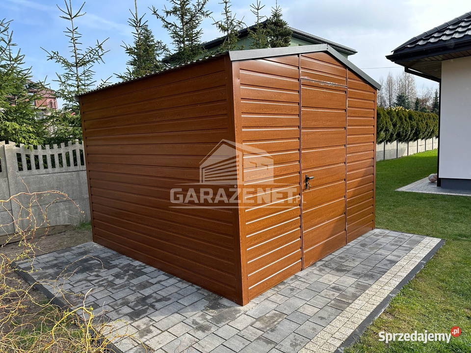 SCHOWEK DOMEK OGRODOWY 3x3 m DWUSPADOWY DRZWI Łapanów