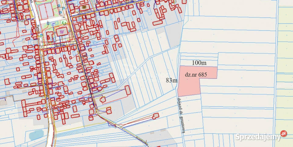 2 działki w Parysowie rolna i pod zabudowę Sprzedaż Parysów