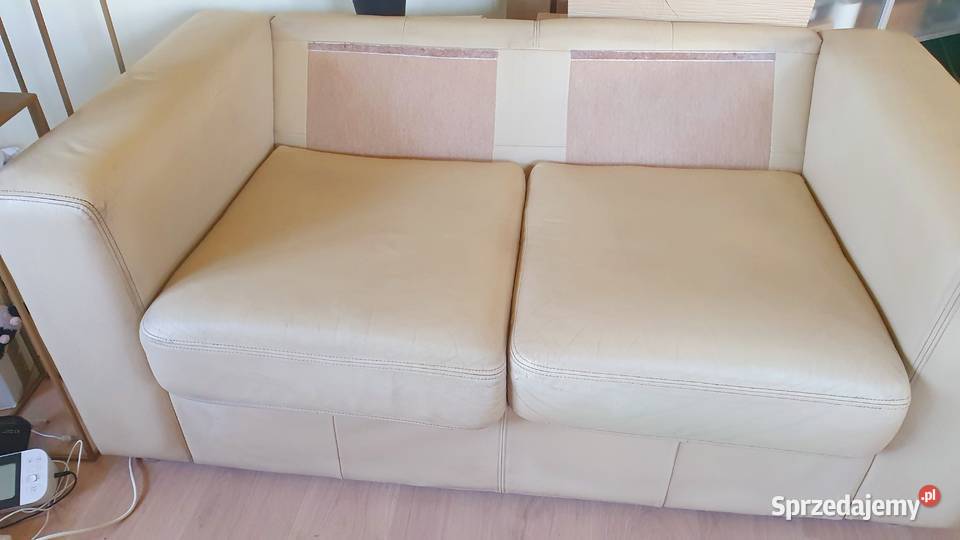 Kanapa sofa skórzana 167 b wygodna 350 85cm Warszawa