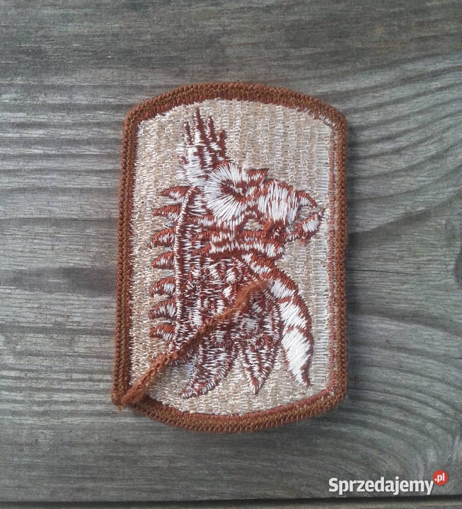 Naszywka us army 455 Chemical Brigade desert Wrocław