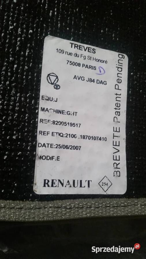 Renault Scenic II - dywaniki oryginalne, nowe