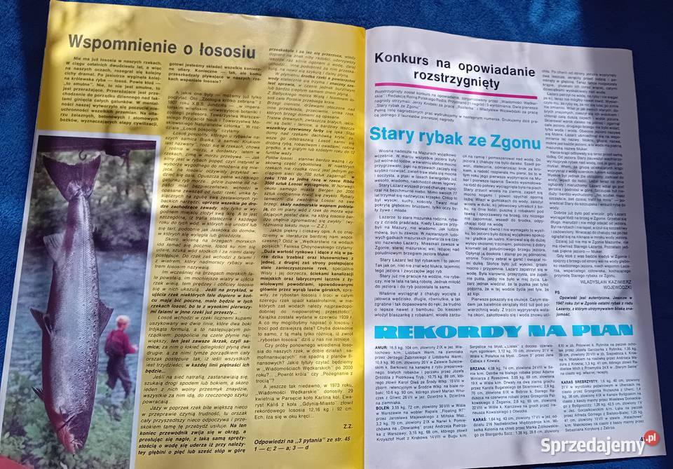 Miesięcznik Wiadomości Wędkarskie numer 2 1993 r Pozostałe Koźminek