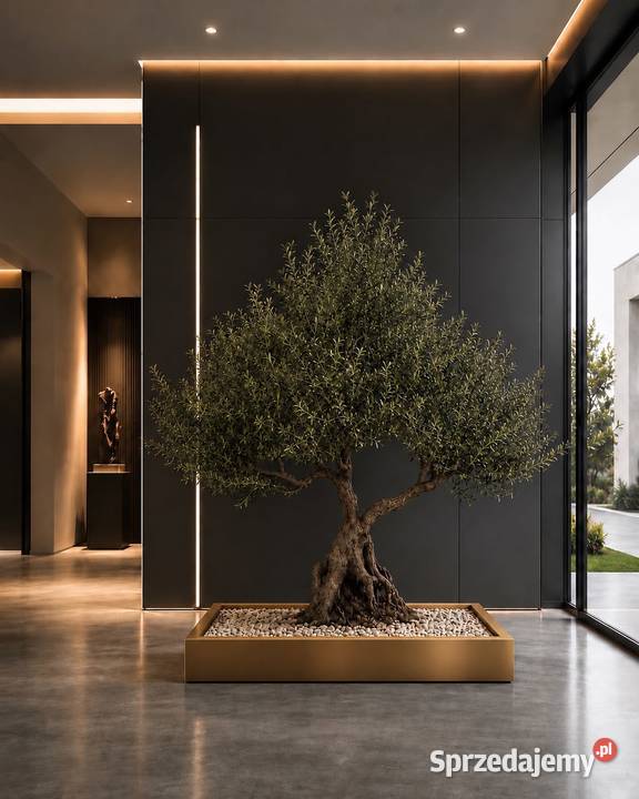 Złota donica do bonsai 10070 Stalowa rama Golkowice