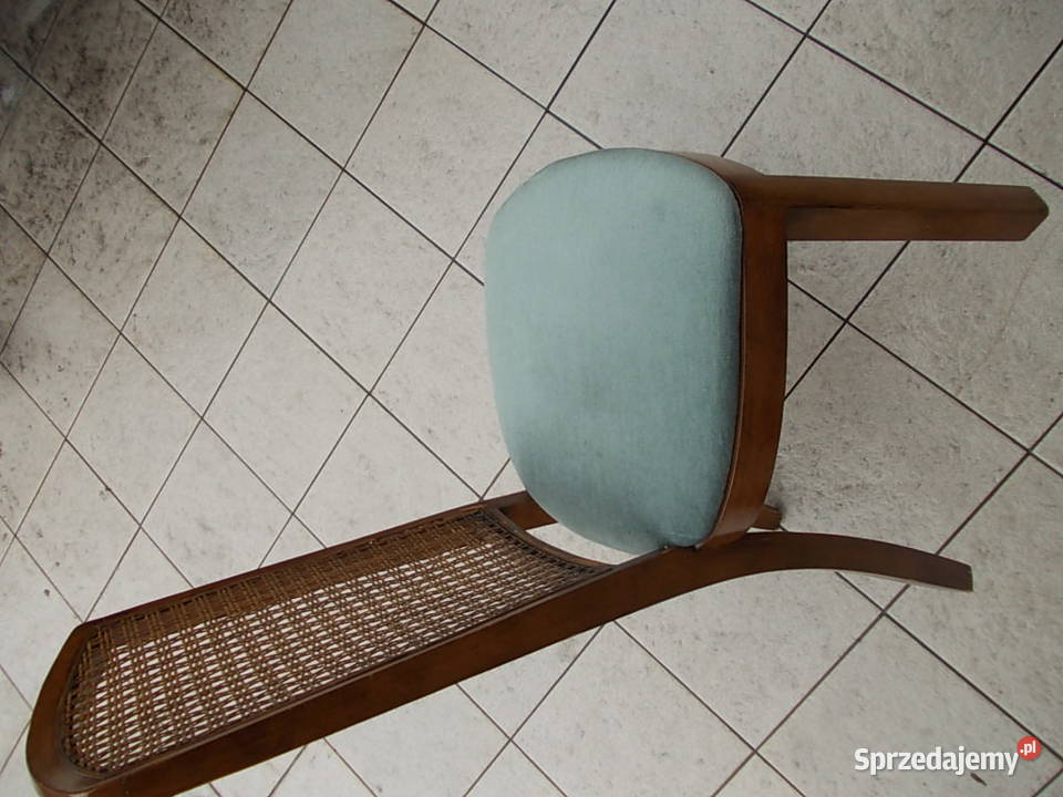 krzesła drewniane kpl8 USA z rafią oryginalne Falenty Nowe sprzedam