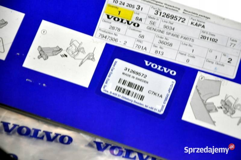 VOLVO XC90 RDesign zaslepka hak holowniczy tyl Bielany Wrocławskie