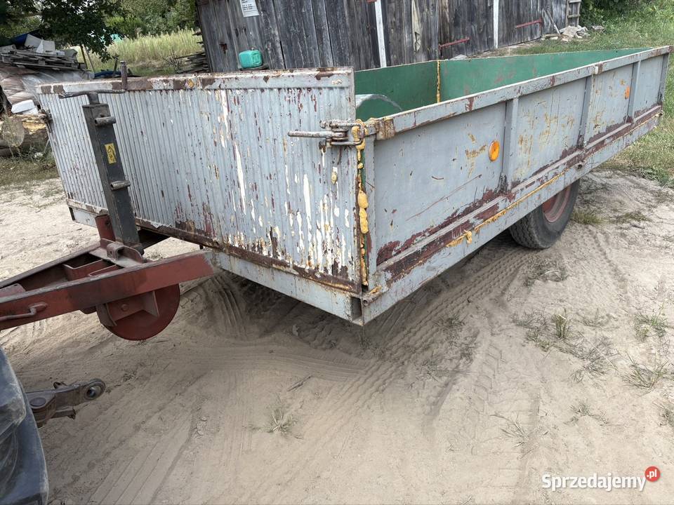 Przyczepa rolnicza jednoosiowa