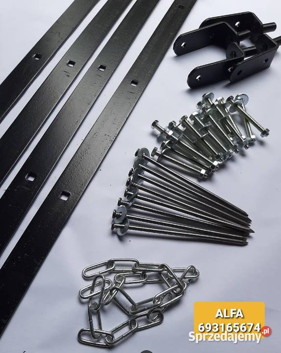 Brama tymczasowa budowlana techniczna drewniana skrzydłowa Lubin