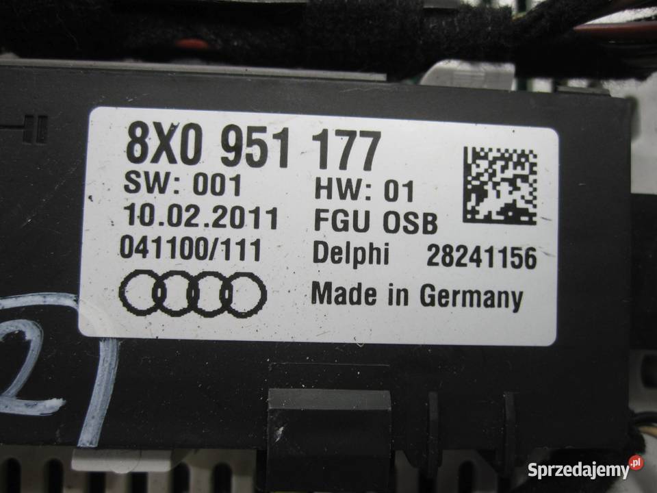 AUDI A1 I 8X lampka podsufitki 8X0947135AJ świętokrzyskie Kielce