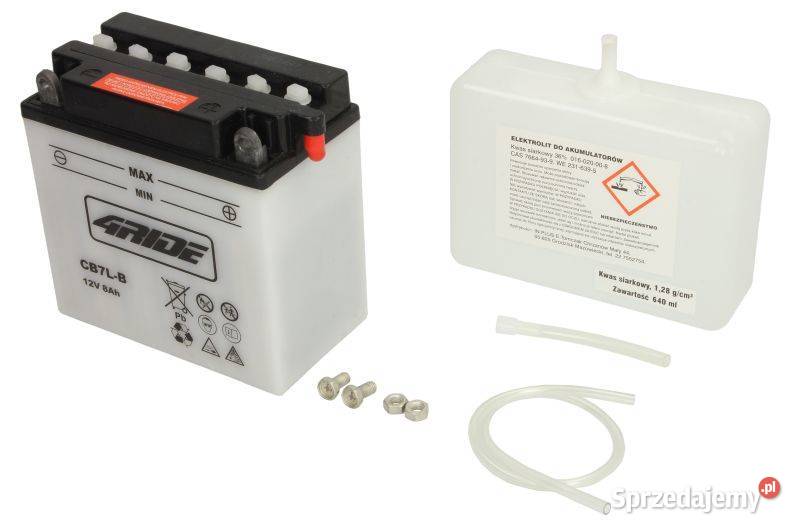 Akumulator motocyklowy 4 RIDE CB7LB 12V 7Ah 124A Wrocław