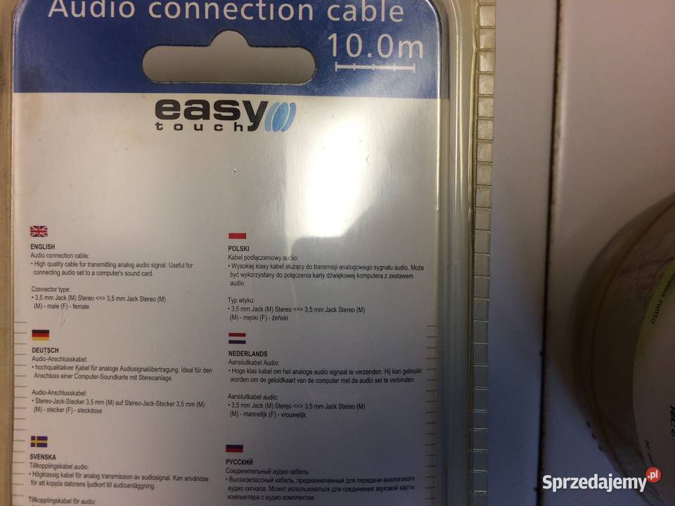 Kabel Audio Aux mini Jack 35 mm 10 M NOWY Warszawa