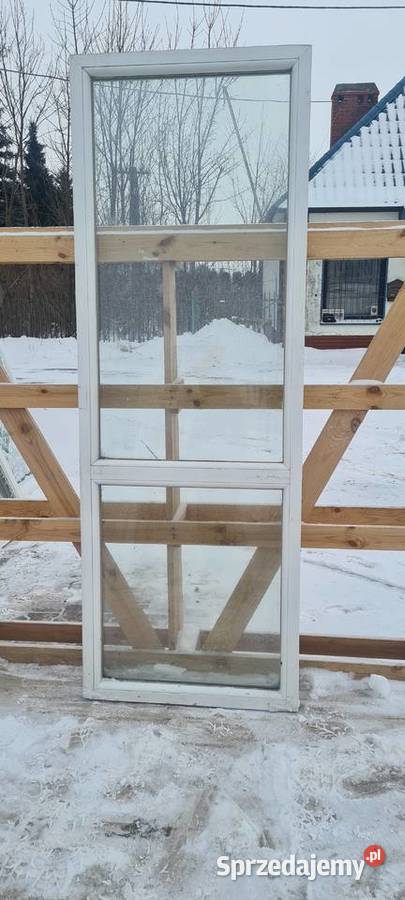 OKNA KacprzaK Witryna 73x208 FIX Używany PCV Lublin