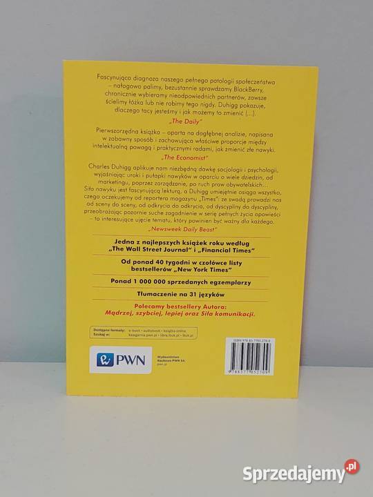 książka Siła nawyku Charles Duhigg