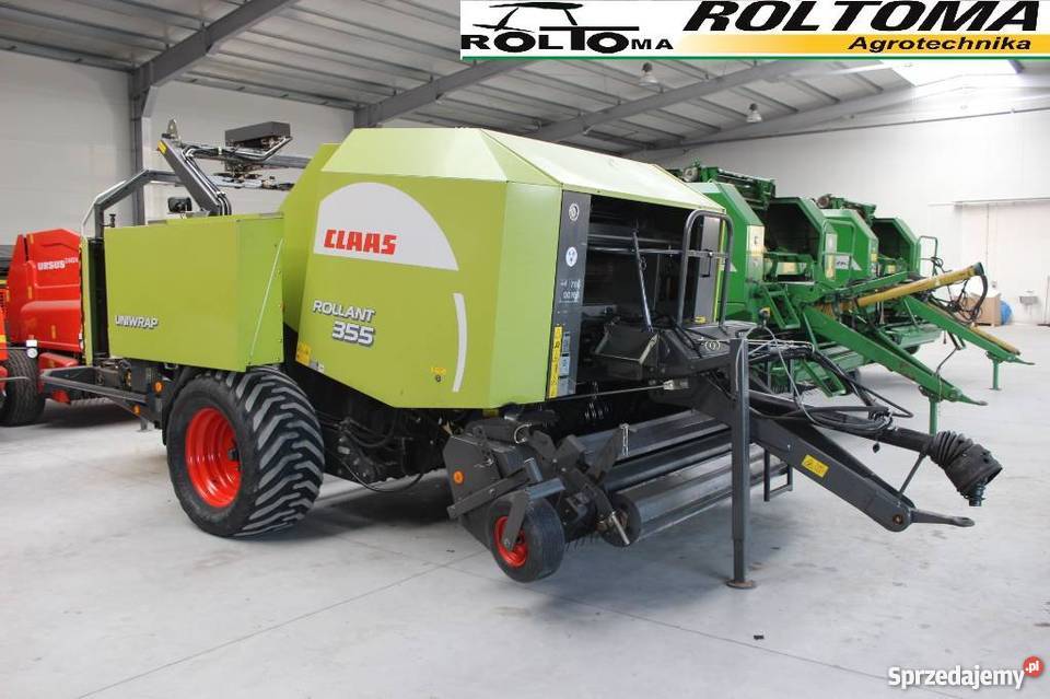 CLAAS Rollant 355 RC Uniwrap Sokoły