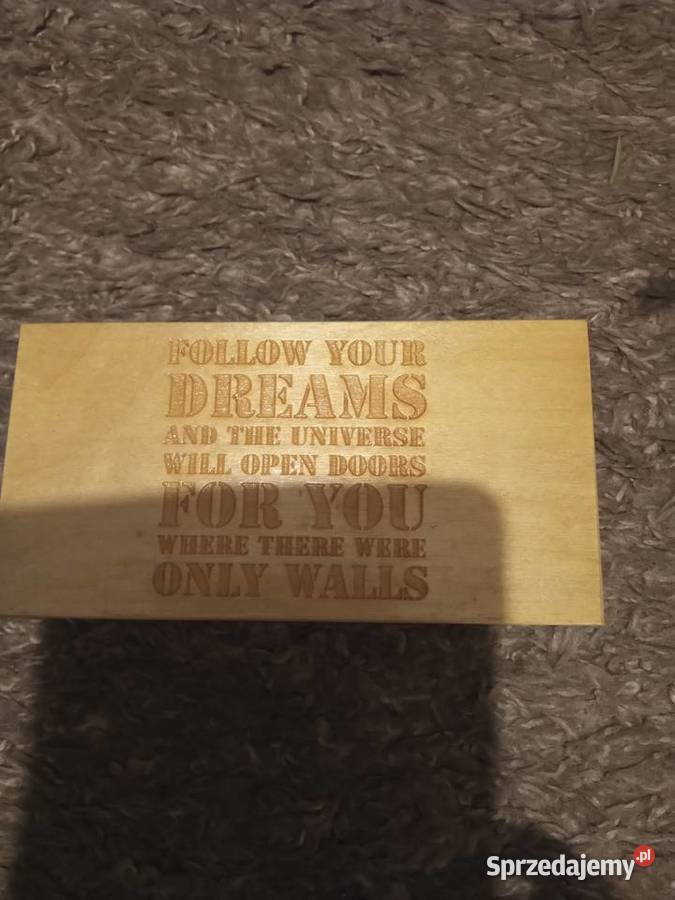 Szkatułka drewniana na biżuterię i drobiazgi sprzedam