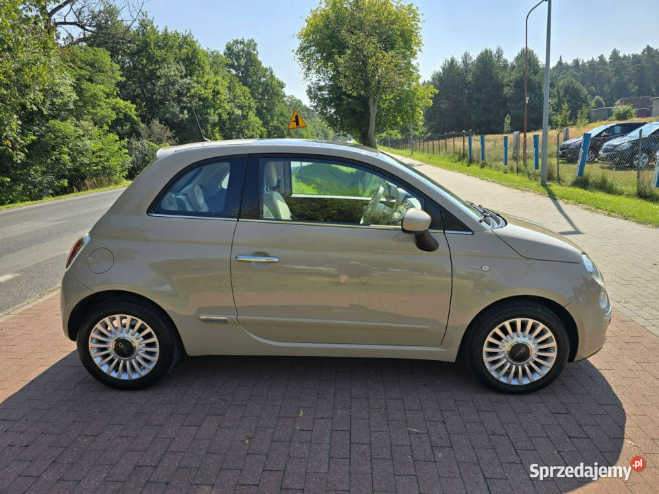 Fiat 500 Fiat 500 12 benzynka w pięknym kolorze beżowy Cielcza