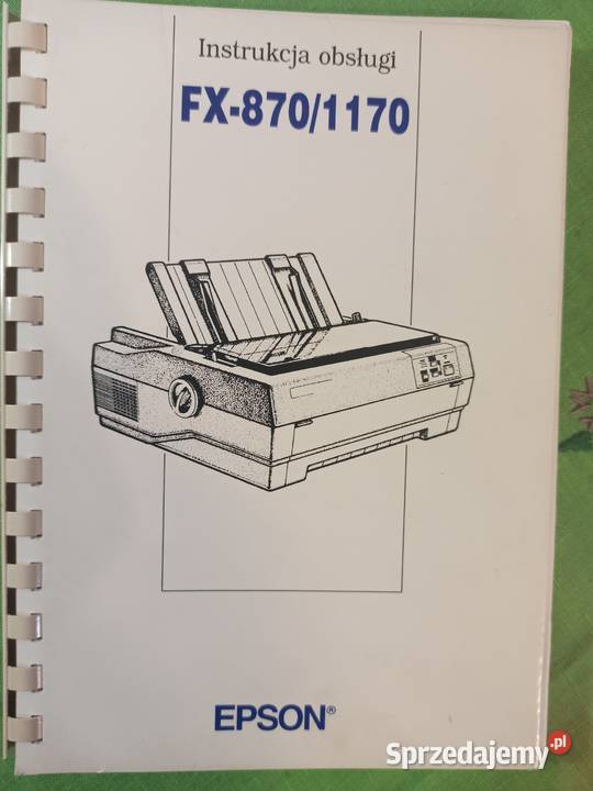 Instrukcja do drukarek EPSONa FR1015 i FX8701170