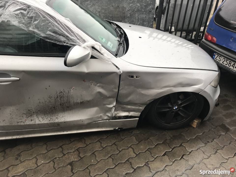 Powypadkowe BMW E87 116i aluminiowe felgi Szczecin sprzedam