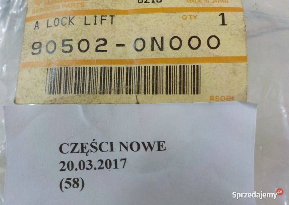 ZAMEK KLAPY BAGAŻNIKA NISSAN ALMERA N15 3D 9599 Karoseria Nowy Tomyśl