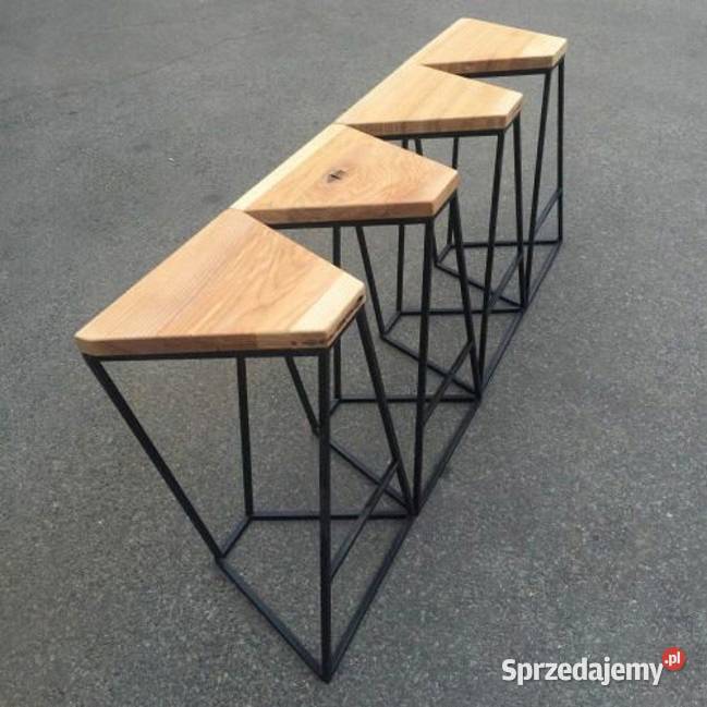 Hoker LOFT NA WYMIAR barowy DĄB stal Bartoszyce