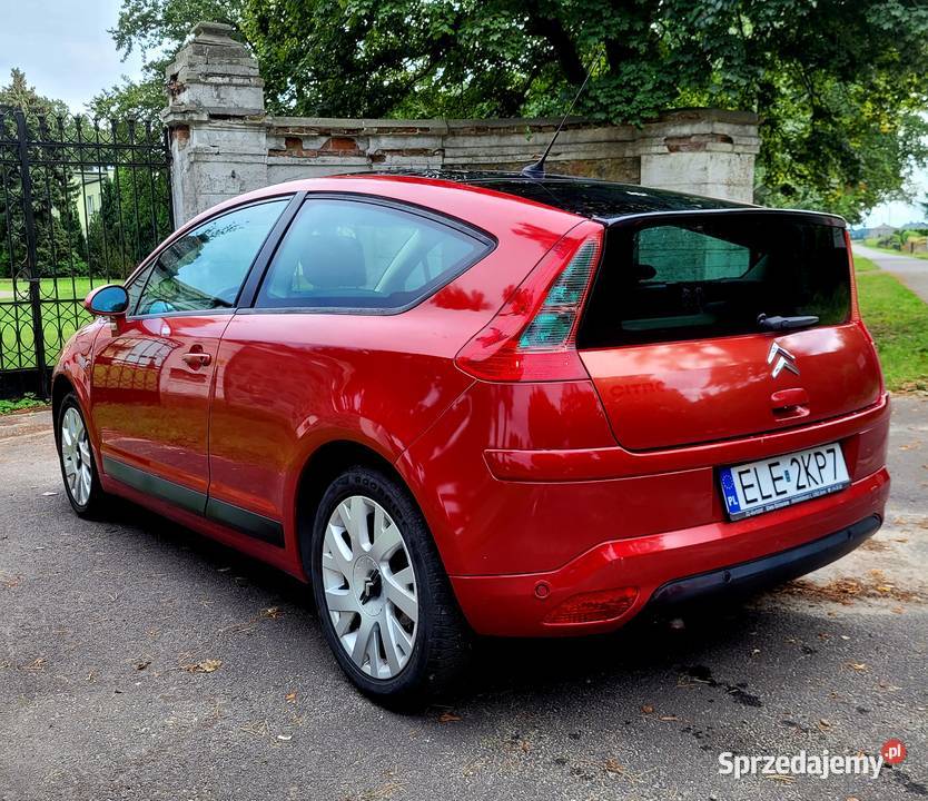 Citroen C4 VTR Coupe 20 136PANORAMANiski gniazdo USB Łódź