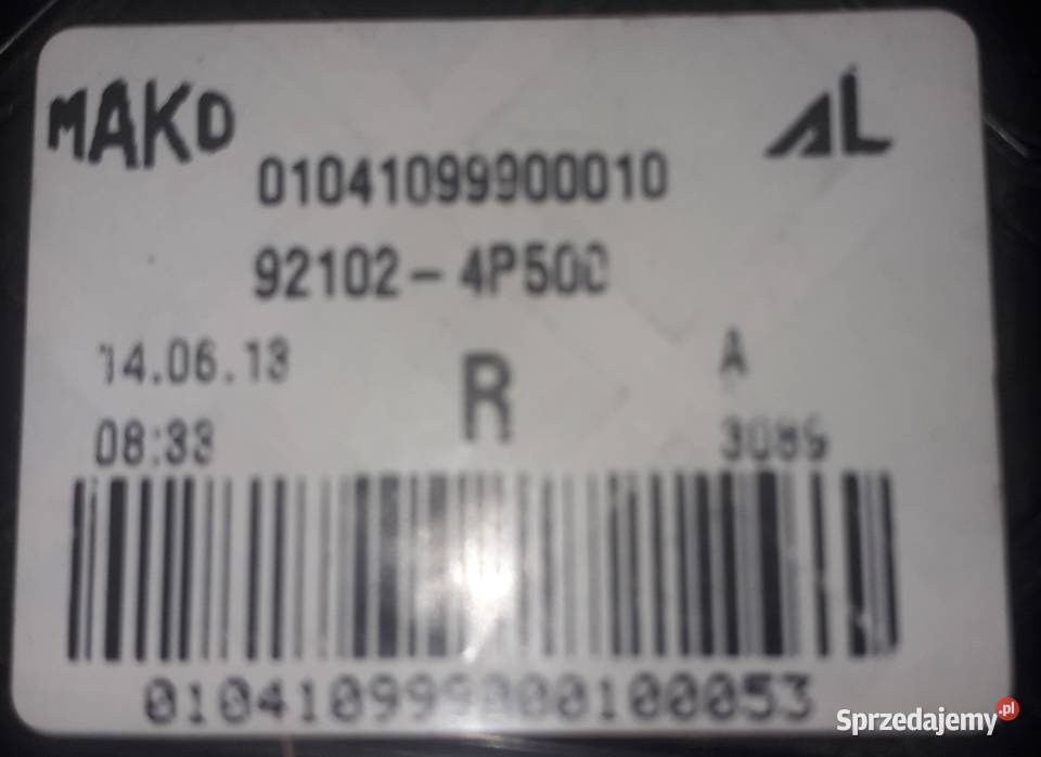 Hyundai i20 przednia prawa lampa nowa Warszawa