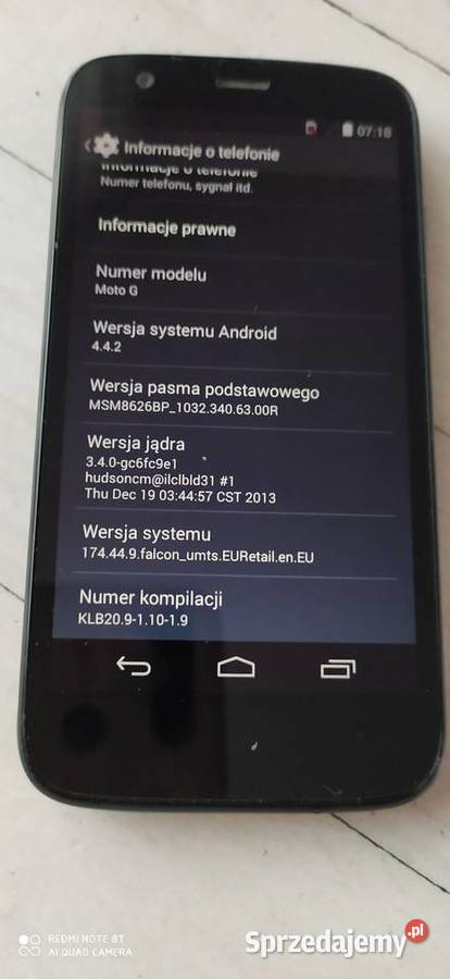 Motorola g7 telefon komórkowy Poznań