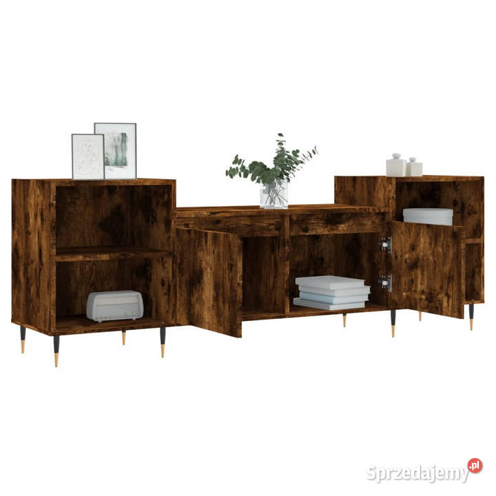 Szafka pod telewizor przydymiony dąb 160x35x55 Warszawa