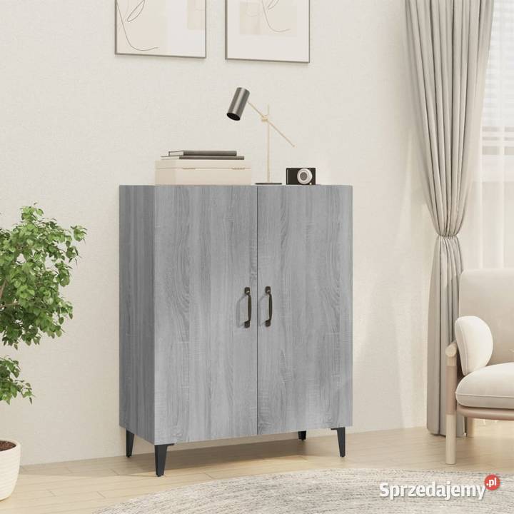 Szafka szary dąb sonoma 70x34x90 materiał