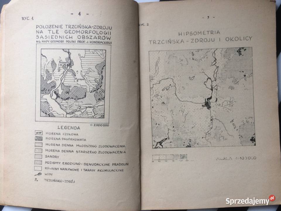 3661 Dokumentacja Geograficzna Trzcińsko Zdrój zachodniopomorskie Szczecin