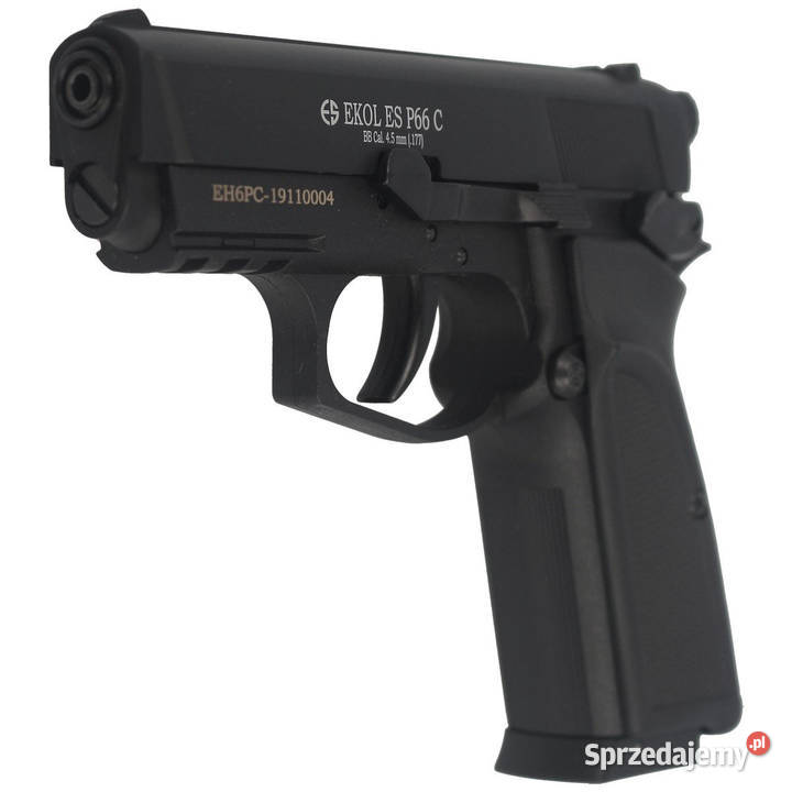 Pistolet wiatrówka EKOL Voltran ES P66C Black 45 Sport i Wypoczynek
