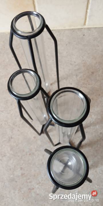 vintage czerwony wazonik małopolskie Nowy Targ